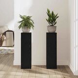  Stalak za biljke 2 pcs Crni hrast 17 x 17 x 60 cm | shoptok.hr