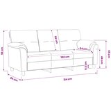 SOFA Svijetlo zelena 214 x 85 x 93 cm Bar&amp;scaron;un Slike