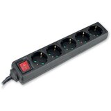 Commel petostruki produžni kabl 16A 250V ~3500W sa sklopkom, crna H05VV-F 3G1,5/3 Cene