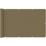 vidaXL Balkonsko platno taupe 120x400 cm HDPE, (20610350) Cene