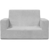  Otroški kavč svetlo siv mehak pliš | Shoptok.si