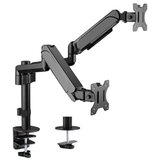 Oblivion gaming oprema MA-DA2P-01 Gembird Podesivi dupli stoni drzac za monitor, tilt,17-32 max.2x9kg | Eponuda.com