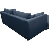 MID.YOU KOTNA SEDEŽNA GARNITURA, struktura temno modra | Shoptok.si