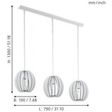 Eglo 94444 - visilica cossano 3xE14/40W/230V | Eponuda.com