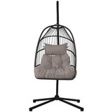 Modern Living Viseč Sedež Laura, Siva, Črna | Shoptok.si