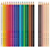  BOJE DRVENE 18BOJA GRIP 2001 PLUS 6BOJA DRVENIH GRIP SKIN TONS FABER CASTELL 112819 BLISTER | shoptok.hr