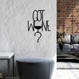 Opviq zidna dekoracija Got Wine, 54x38 cm, 1.5 mm, Crna Cene