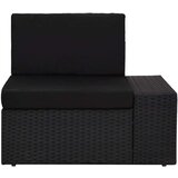 vidaXL 14-dijelna vrtna garnitura od poliratana s jastucima crna | shoptok.hr