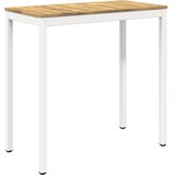 vidaXL Stol za bar u vrtu NAARDEN Bijela 108 5 x 55 x 105 cm - Bijela 108 5 x 55 x 105 cm | shoptok.hr