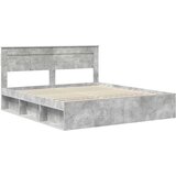  Konstrukcija postelje Beton 180 x 200 cm Masivno borovo les, (5000103659) | Shoptok.si