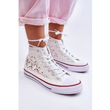 Boto Women's Lace High Sneakers White Cornella | Shoptok.si