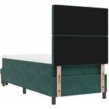  s opruga kutije Tamnozelena 200 x 100 cm Baršun | shoptok.hr