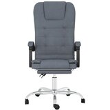  Masažni uredski naslonjač tamnosivi baršunasti | shoptok.hr