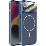 AVIZAR Ovitek za iPhone 14 MagSafe mat steklo AG Glass, Nočno modra, (5000274233) | Shoptok.si