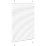 vidaXL Plisirana roleta bijela 85x100 cm širina tkanine 84,4 cm | shoptok.hr