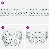  Vrtna Ograda 5 pcs Zelena Čelik | shoptok.hr