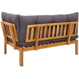  Kantasti Sofe Jedinica Prirodna i tamno siva 132 x 92 x 82 cm | Eponuda.com