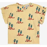 Bobo Choses Otroška bombažna kratka majica rumena barva