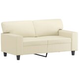 vidaXL Dvosed krem 120 cm umetno usnje, (21049326) | Shoptok.si
