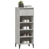  Stalak za cipele boja betona 40x36x105 cm konstruirano drvo | Eponuda.ba