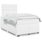  box spring s madracem bijeli 120x190 cm od umjetne kože | shoptok.hr