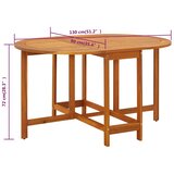  Vrtni stol od masivnog bagremovog drva 130 x 90 x 72 cm | shoptok.hr
