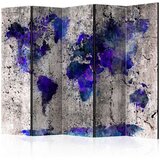  Paravan u 5 dijelova - World Map: Ink Blots II [Room Dividers] 225x172 Cijene