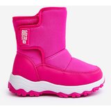 Big Star Children's Fleece-Lined Lace-up Snow Boots Pink | ePonuda.com