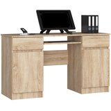 AKORD A5 Računalniška Miza, 2 Vrata In 2 Predala, Hrast Sonoma, (5000333027) | Shoptok.si