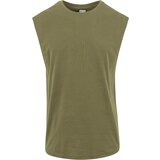 Urban Classics Olive sleeveless T-shirt with open brim | shoptok.hr