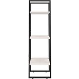 vidaXL Regal bel 60x30x105 cm trdna borovina | Shoptok.si