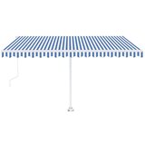  Samostojeća automatska tenda 400 x 300 cm plavo-bijela | shoptok.hr