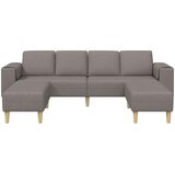  Kauč za dnevni boravak 3 pcs Sivo-smeđa Poliester | shoptok.hr