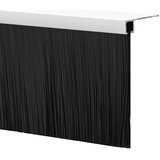  Držač četke za vrata 12 kom. Bijelo 100 cm Aluminijski legura | shoptok.hr