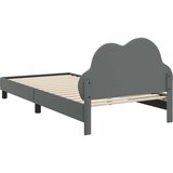  Krevetna konstrukcija s uzglavljem Svijetlo siva 90 x 200 cm PU | Eponuda.com