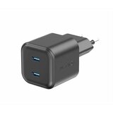 Swissten Polnilec GAN, 2xUSB-C, 20W, PD, črn Cene