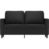  Dvosjed od tkanine crni 120 cm od umjetne kože | shoptok.hr