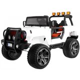  Auto na akumulator Monster Jeep 4 x 4 - DVOSJED - bijeli Cijene