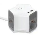 Max Produžni kabl sa prenaponskom zaštitom sa 3 utičnice MPS-03UG-3M/3m/USB portovi(USB A + USB C ) Cene