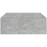 vidaXL Stolić za kavu siva boja betona 100 x 100 x 35 cm od iverice | shoptok.hr
