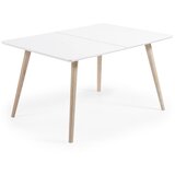 Kave Home Raztegljiva jedilna miza z dodatno ploščo 90x140 cm Eunice – | Shoptok.si