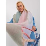 Fashion Hunters Mint winter scarf with patterns Cene