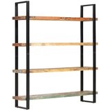 vidaXL Knjižna omara 4-nadstropna 160x40x180 cm trden predelan les Cene