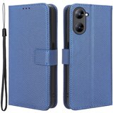 INORCO Za Realme V30 5G/V30t torbica za telefon iz PU usnja Diamantna tekstura Pokrov za telefon s stojalom za denarnico, (22033991) | Shoptok.si