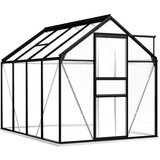 The Living Store Rastlinjak z okvirjem antraciten aluminij 4,75 m² - Rastlinjak, (21418965) Cene