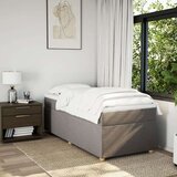 vidaXL Box spring postelja z vzmetnico taupe 100x200 cm blago, (21292011) | Shoptok.si