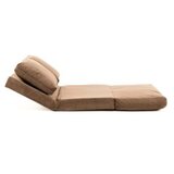 Atelier Del Sofa Dvosed na razvlačenje Taida, 185x120 cm, Svetlobraon | Eponuda.ba