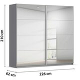 home24 OMARA Z DRSNIMI VRATI, siva | Shoptok.si