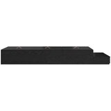  Krevet s ladicama s ladicama Crni hrast 90 cm Konstruirano drvo | shoptok.hr