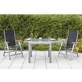 Gardenson Set Za Balkon Carrara, 3-Delno, Črna | Shoptok.si